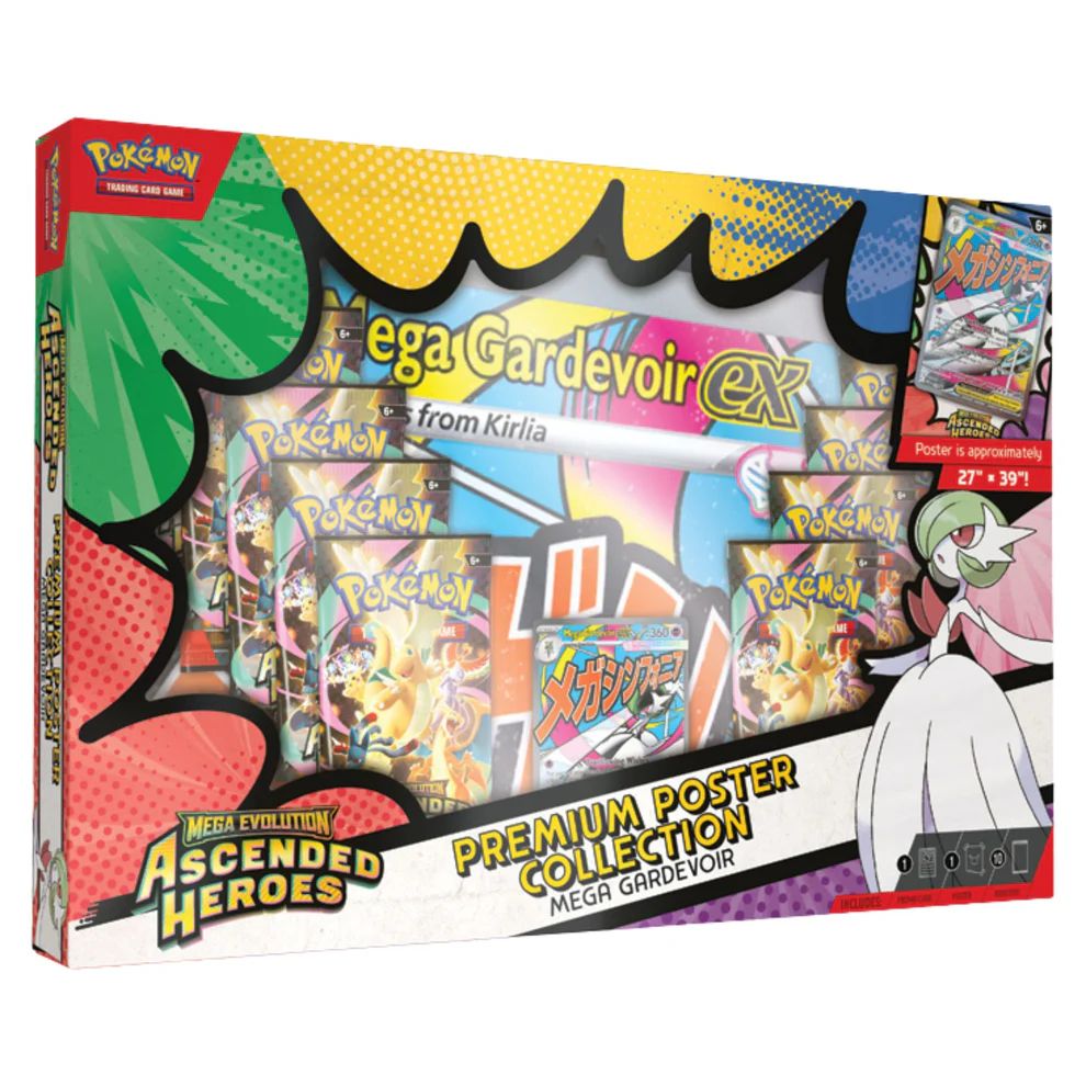 Pokémon TCG: Mega Evolution – Ascended Heroes Premium Poster Collection