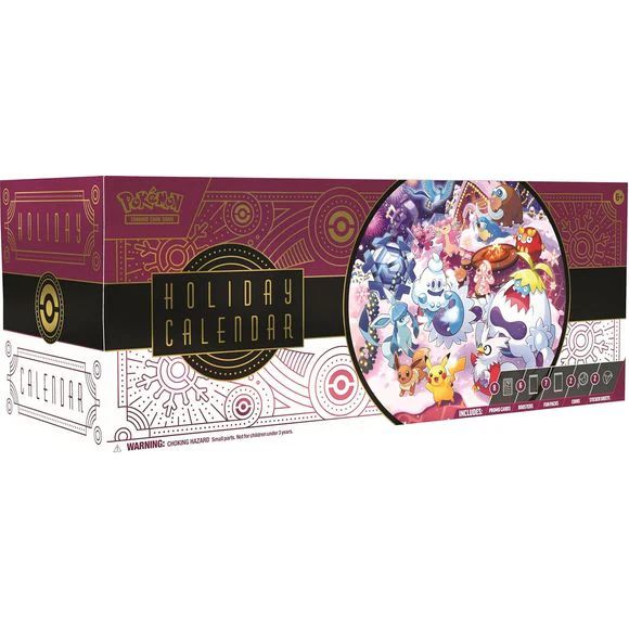 Pokémon TCG: 2025 Holiday Advent Calendar Costco Bundle (with Poké Ball)
