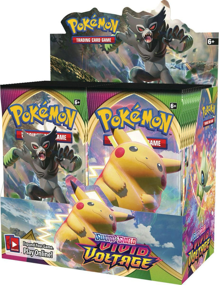 Pokémon TCG: Sword & Shield – Vivid Voltage Booster Box (36 Packs)