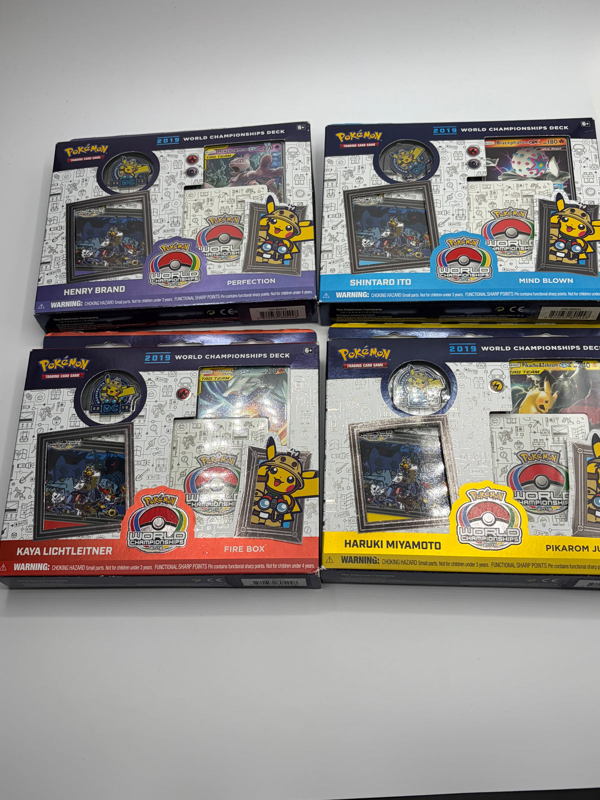 Pokémon TCG: 2019 World Championships Deck - Complete Set of 4