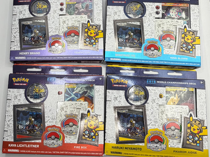 Pokémon TCG: 2019 World Championships Deck - Complete Set of 4