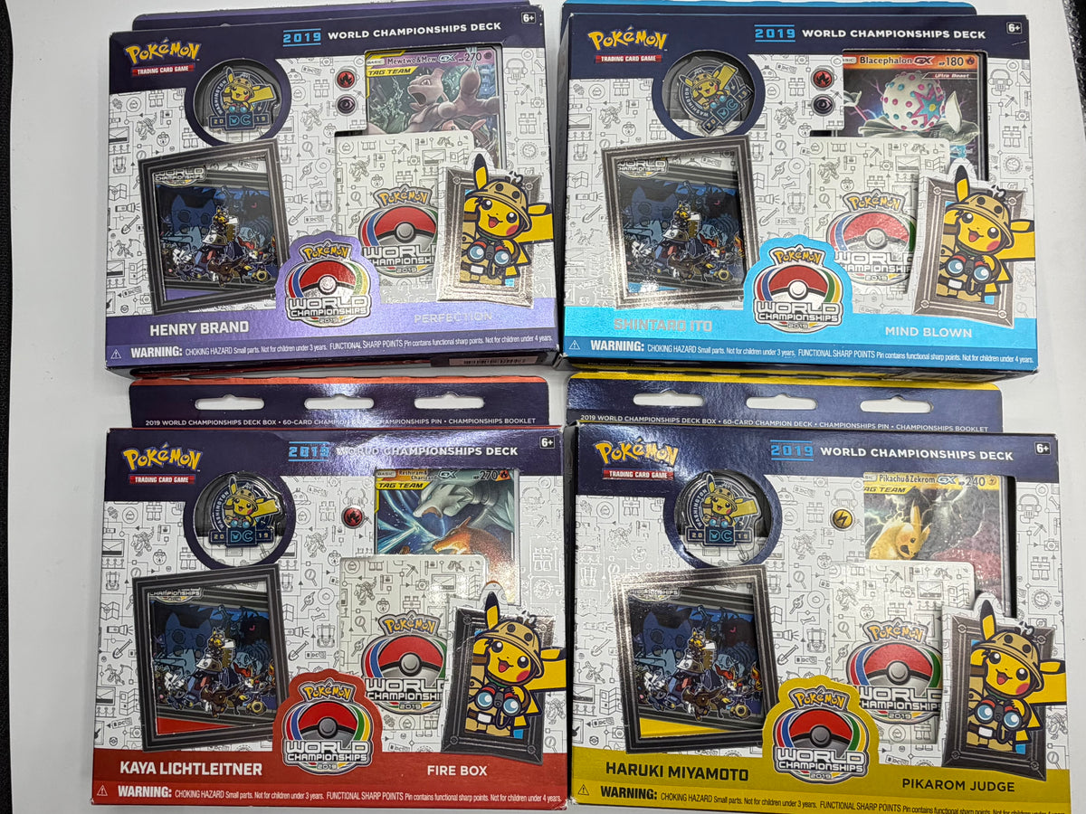 Pokémon TCG: 2019 World Championships Deck - Complete Set of 4