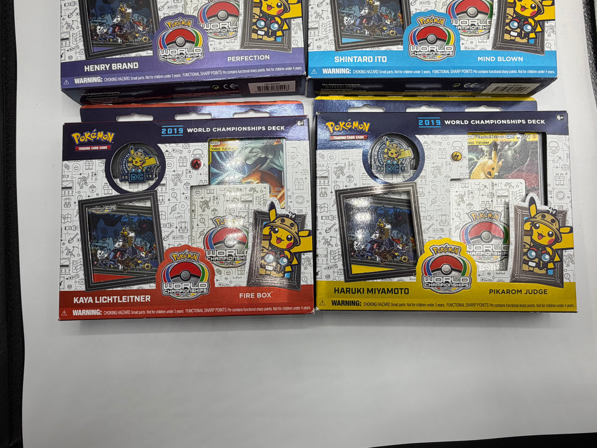 Pokémon TCG: 2019 World Championships Deck - Complete Set of 4
