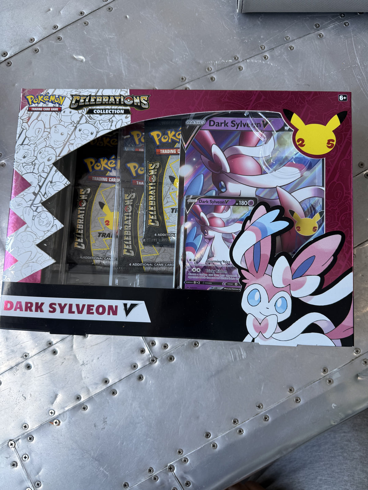 Dark Sylveon V Celebrations Collection Box Pokemon TCG  25th Celebrations