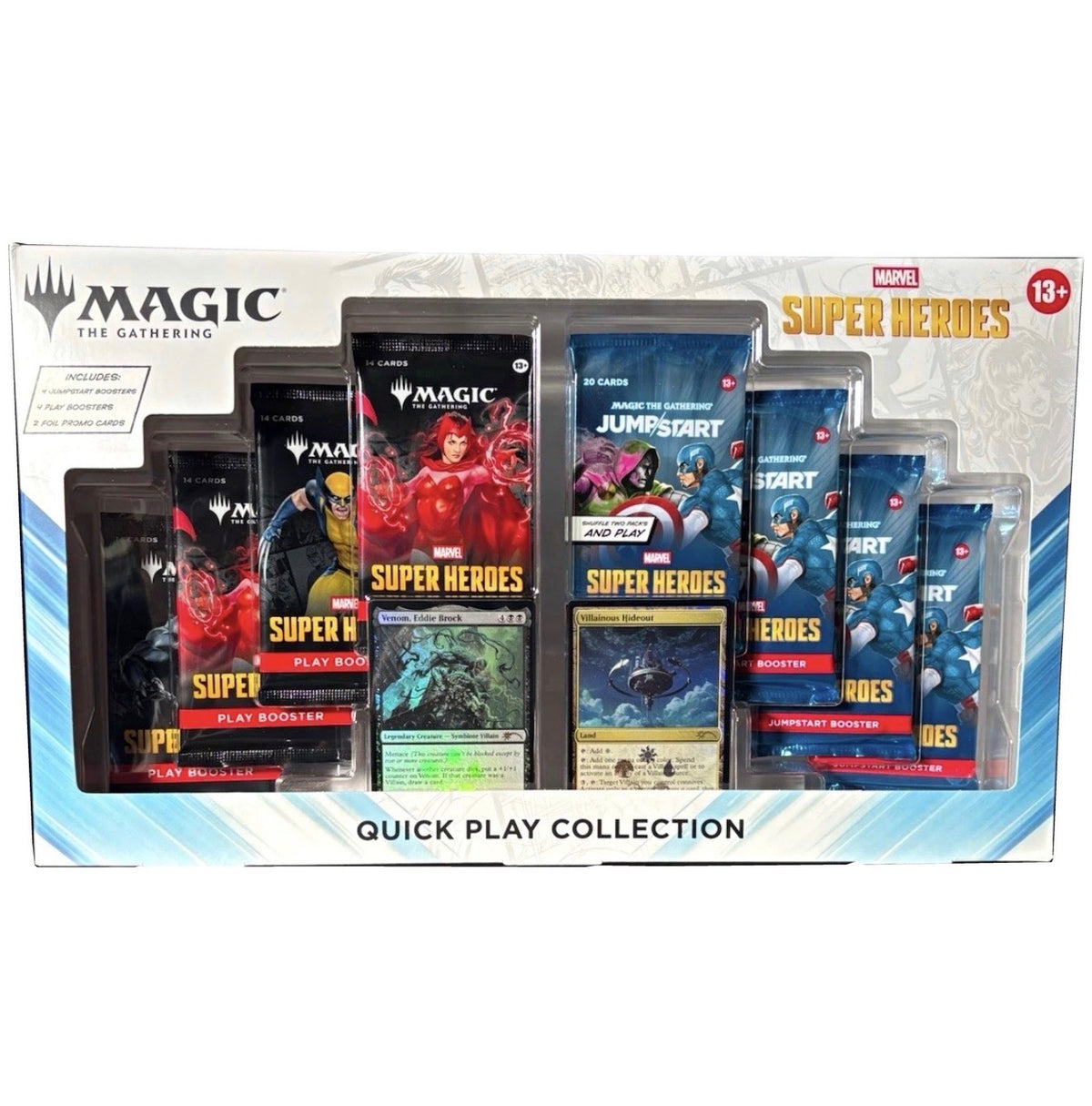 Magic: The Gathering Marvel Super Heroes Quick Play Collection Kit Promo Booster