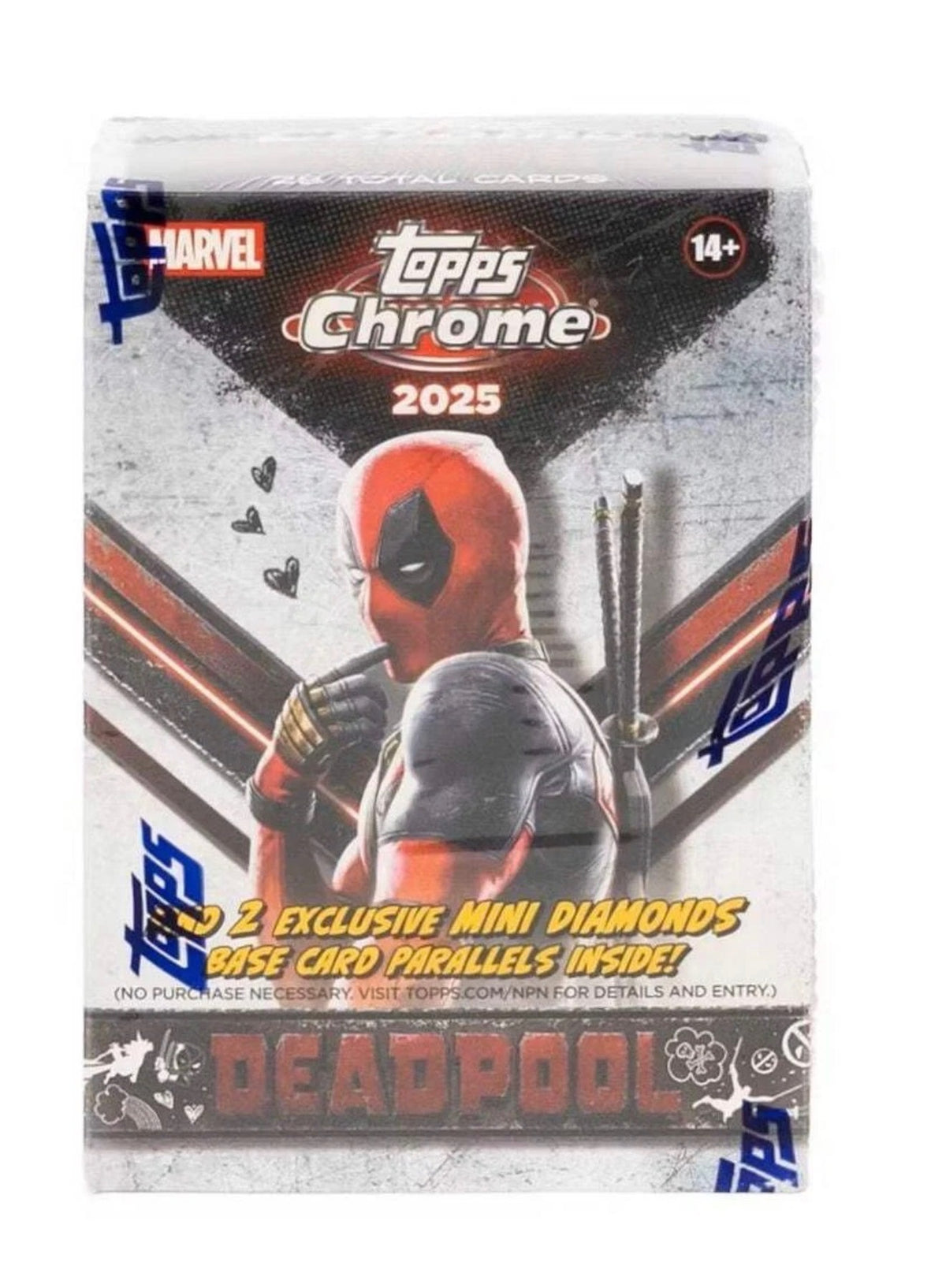 2025 Topps Marvel Chrome Deadpool Blaster Box