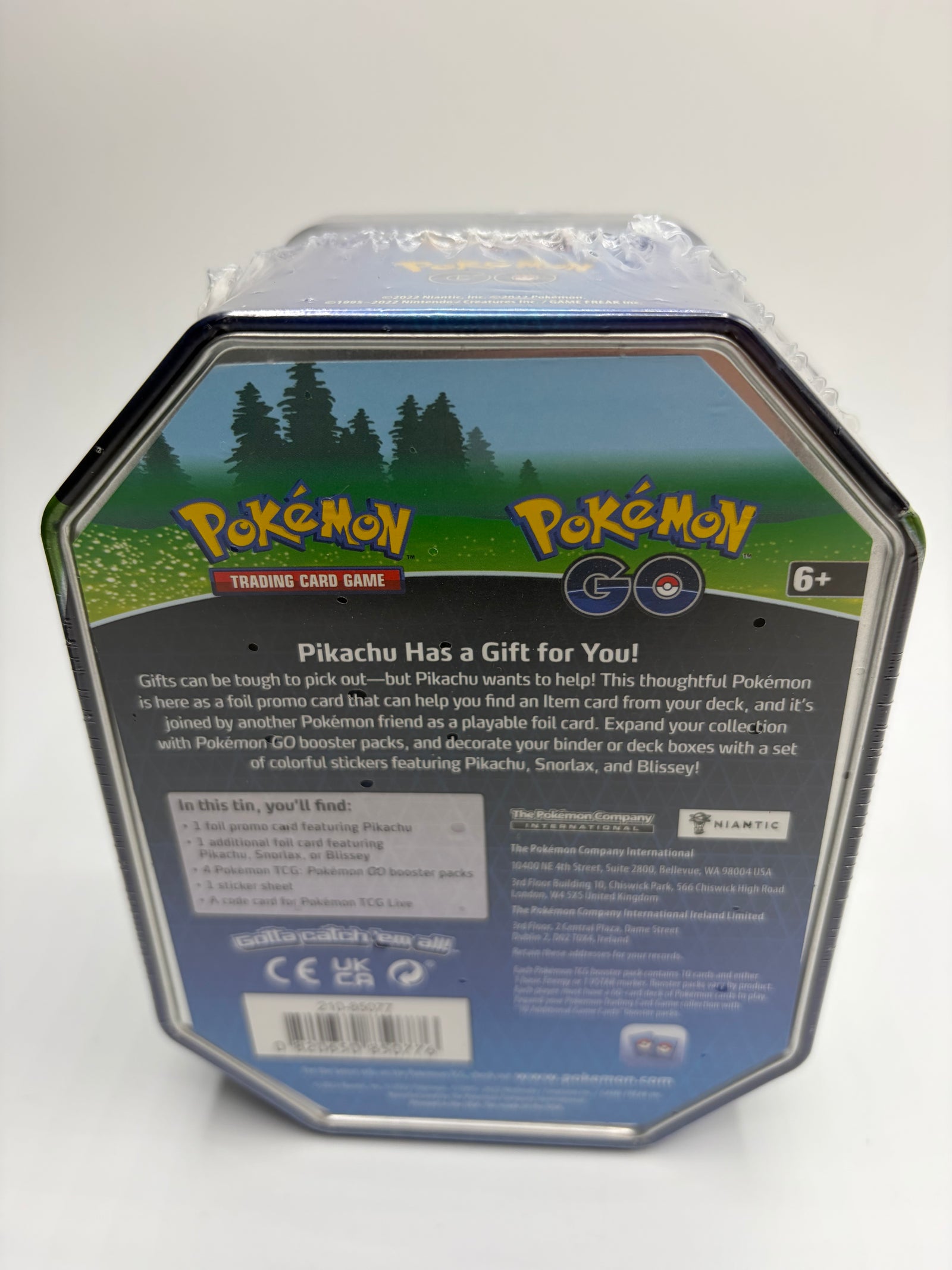 Pokémon TCG: Pokémon GO Tin - Pikachu