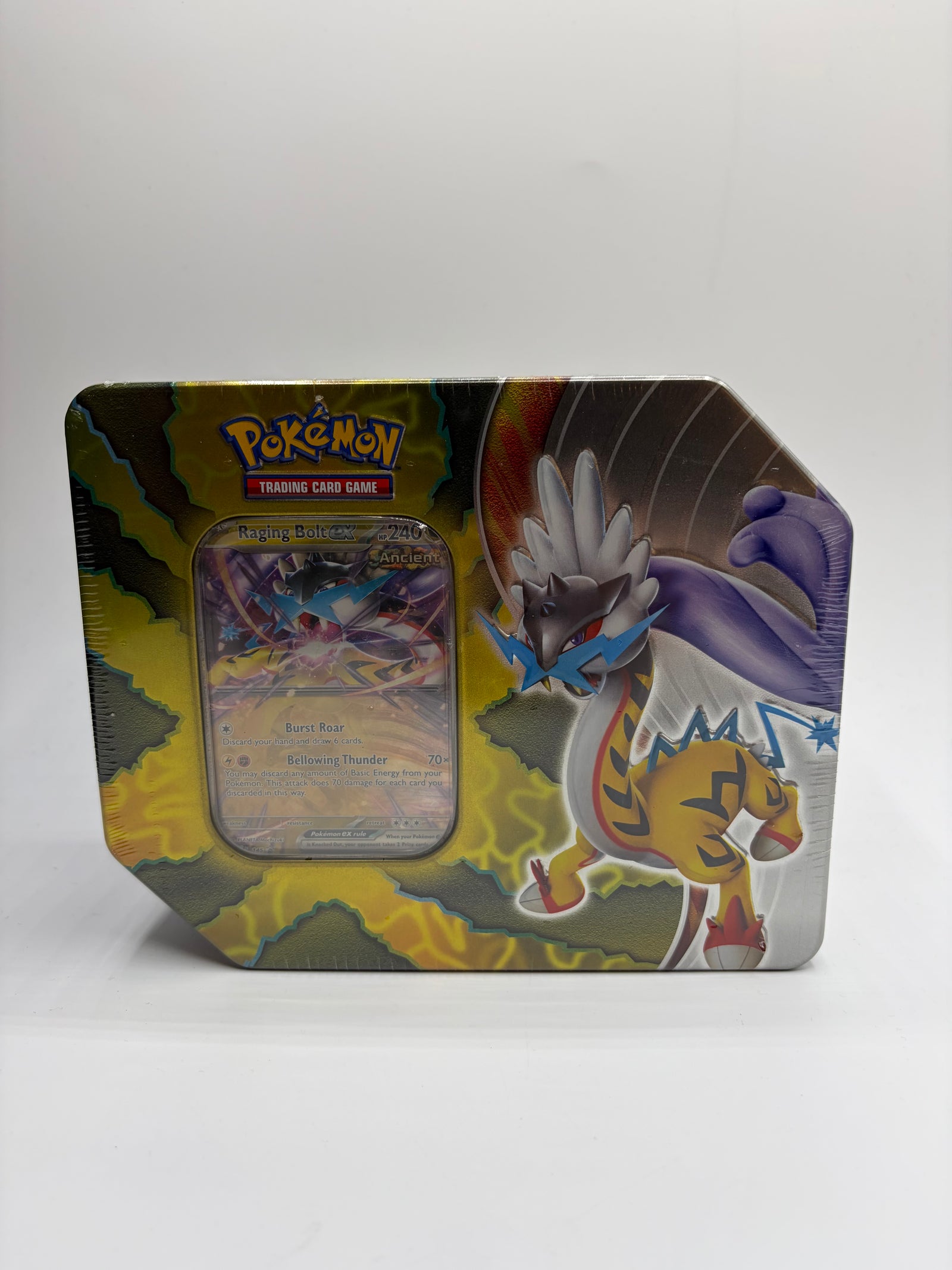 Pokémon TCG: Paradox Destinies Tin - Raging Bolt ex