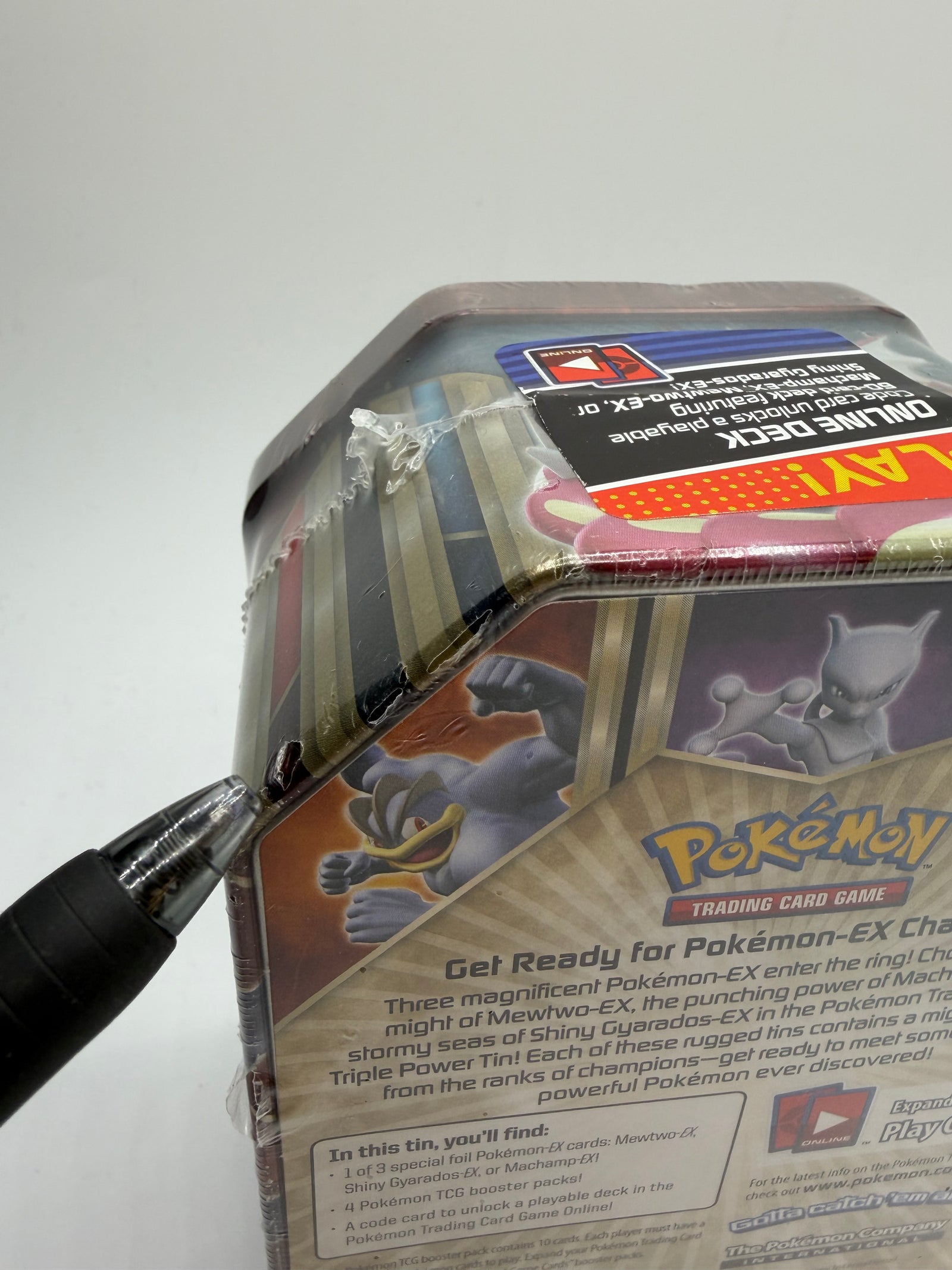 POKEMON 2016 XY Triple Power Machamp EX - Factory Sealed Collector Tin
