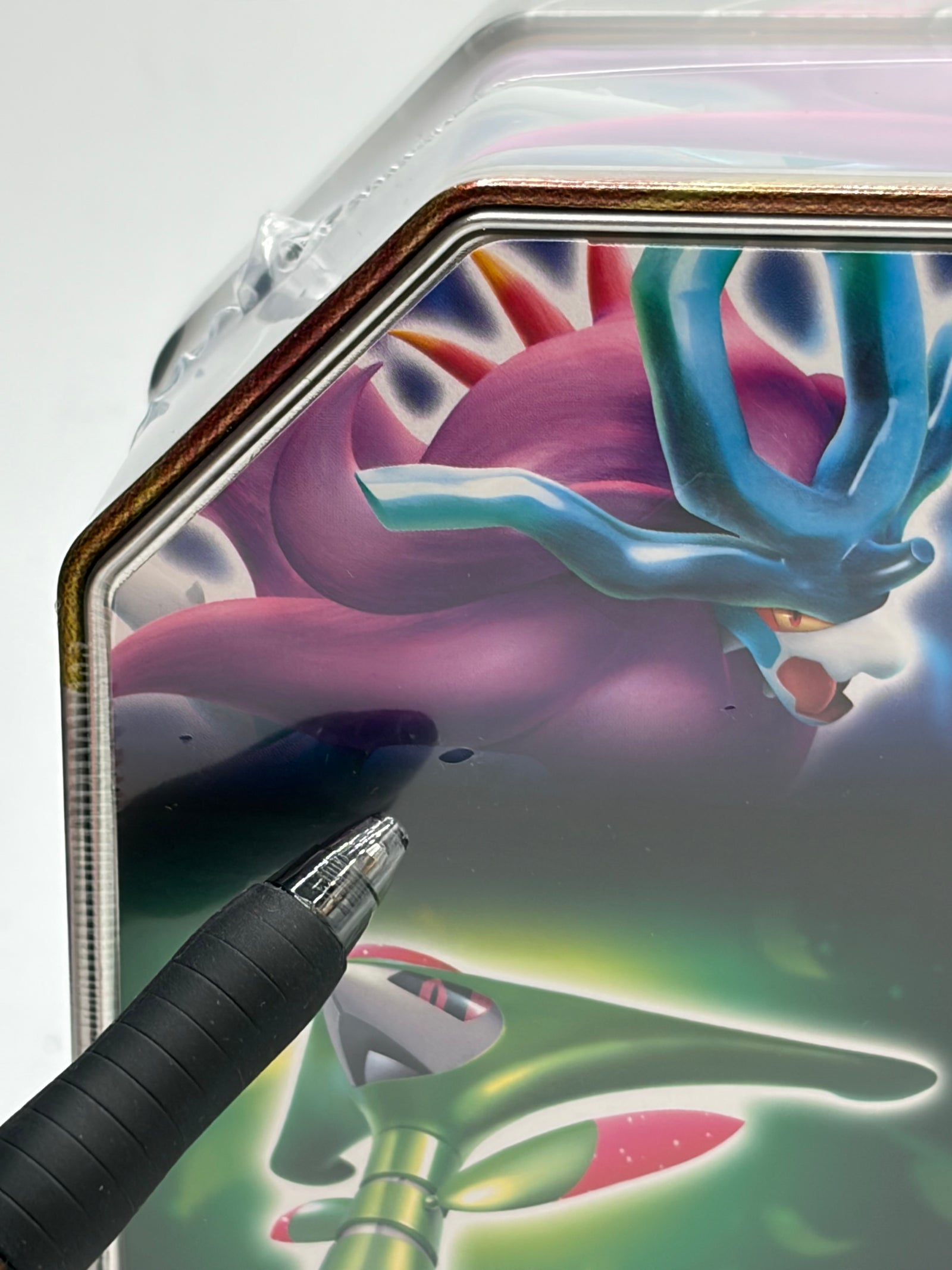 Pokemon Paradox Clash Tin Iron Leaves ex - Sealed