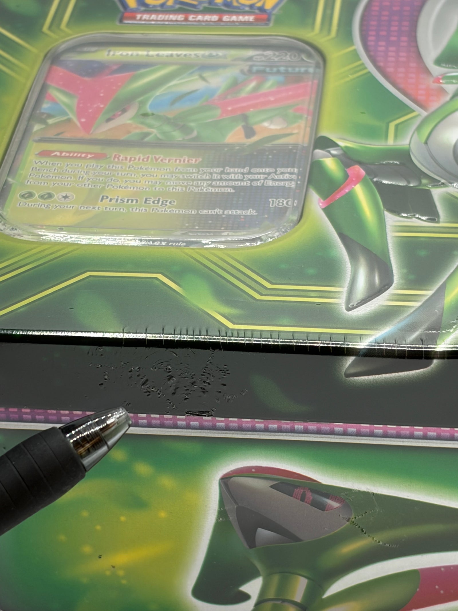 Pokemon Paradox Clash Tin Iron Leaves ex - Sealed