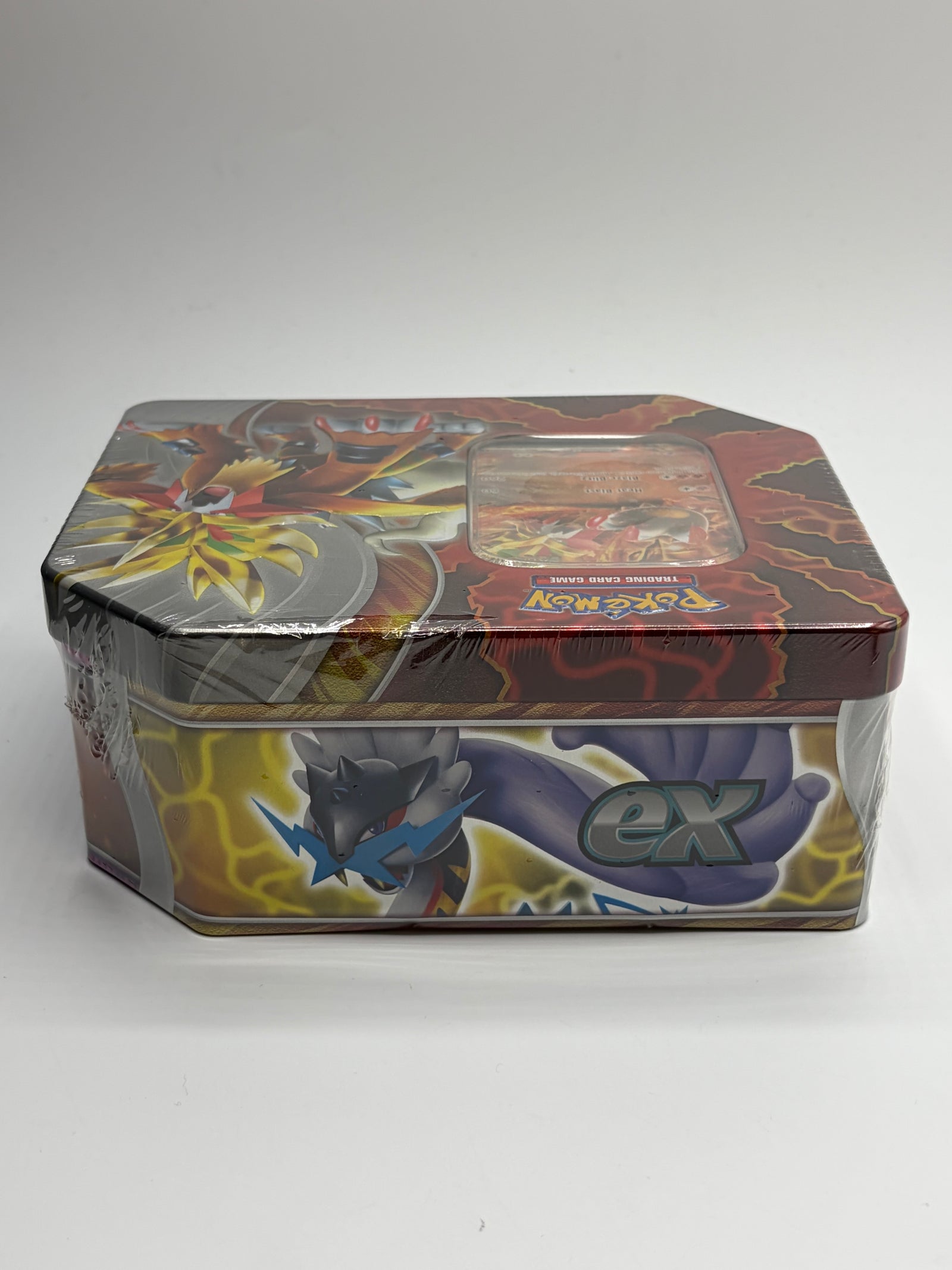 Pokemon Trading Card Games Paradox Destinies Gouging Fire ex Tin Sealed