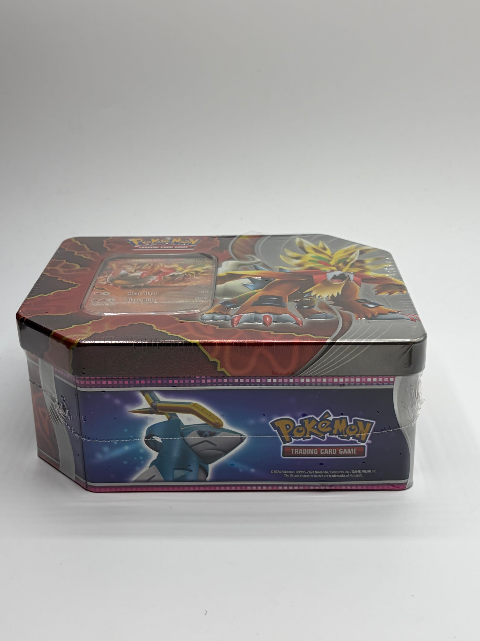 Pokemon Trading Card Games Paradox Destinies Gouging Fire ex Tin Sealed