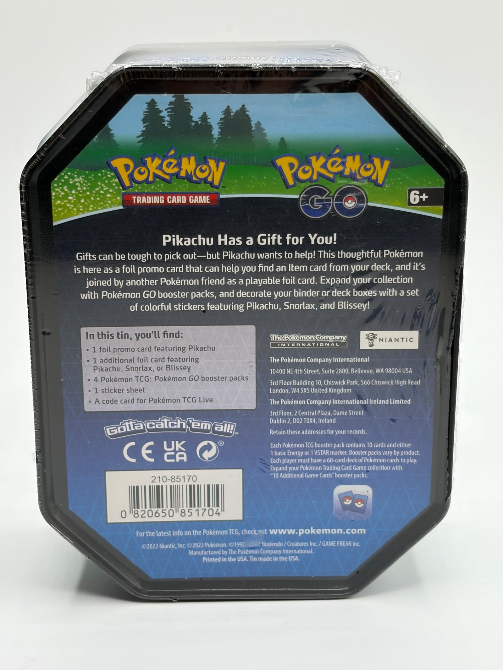 Pokemon TCG Pokemon GO SNORLAX Thin Tin Sealed