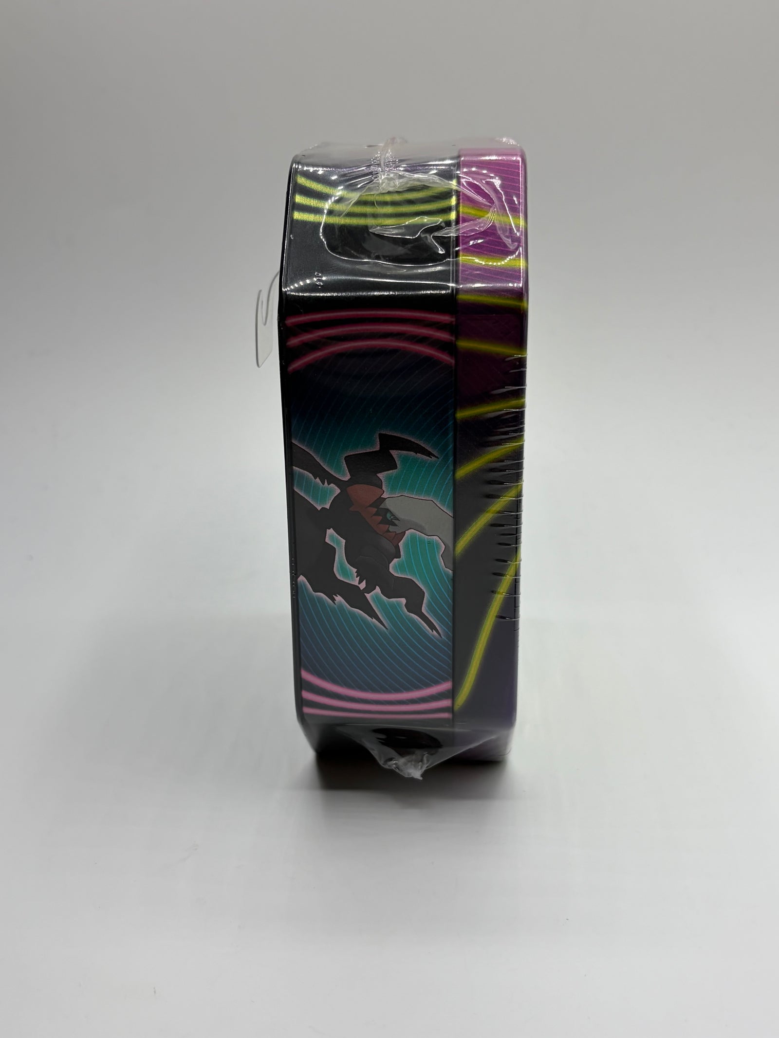 Pokémon Trading Card Game Mighty Mysterious Tin featuring Mimikyu Factory Sealed