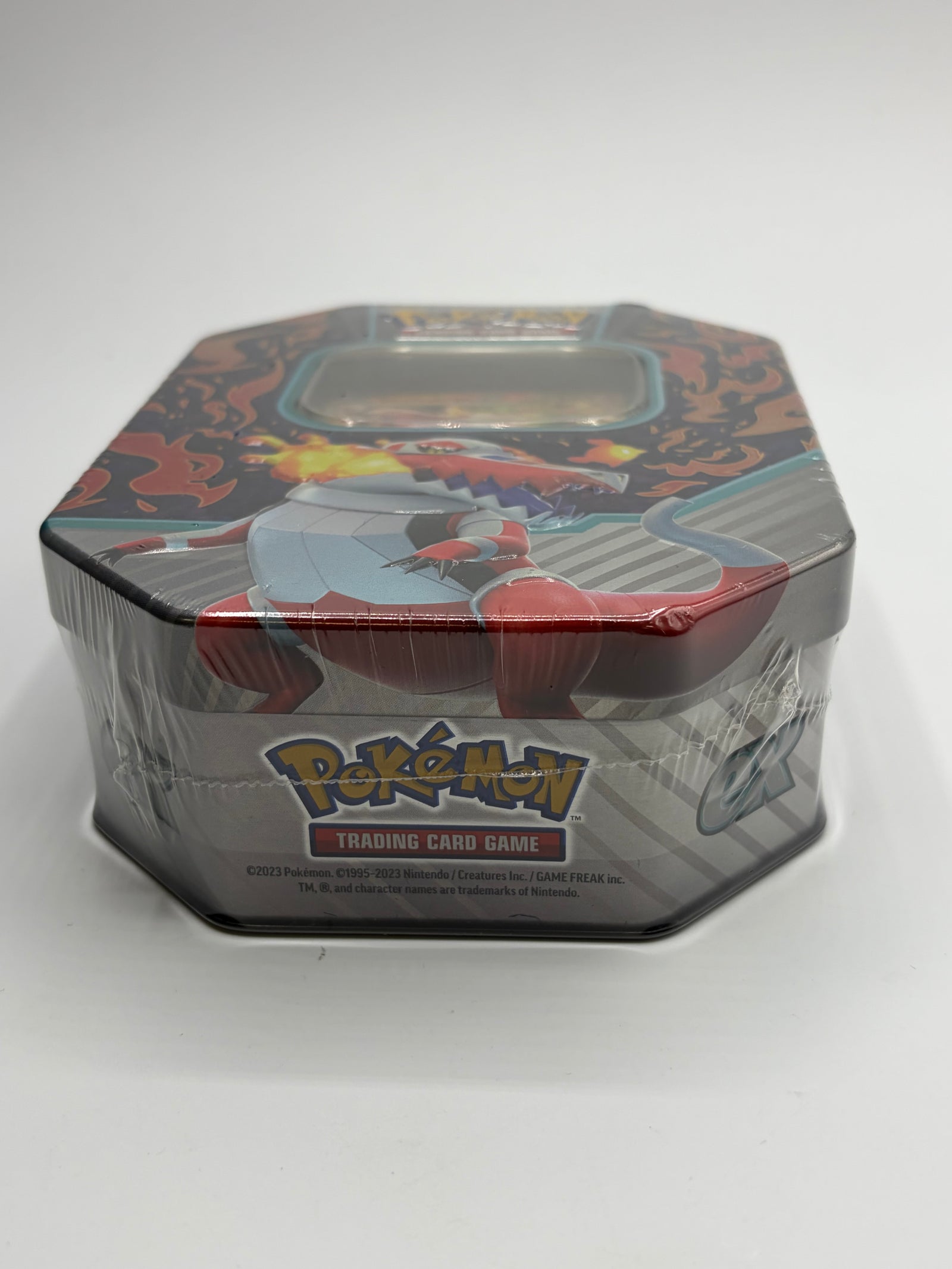 Sealed Pokemon TCG Paldea Partners Tin featuring Skeledirge ex