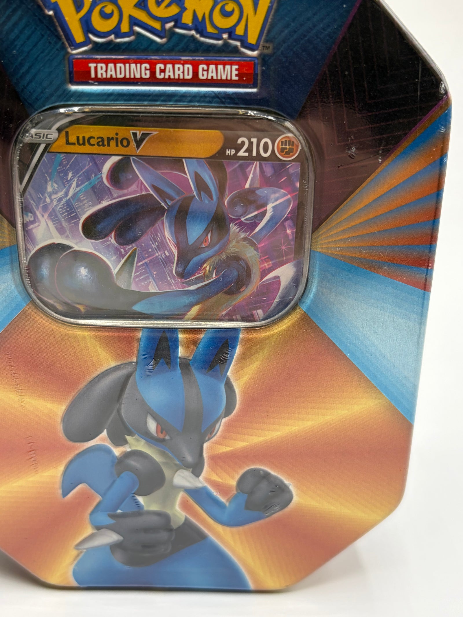 Pokemon TCG:  Lucario V Tin Sealed