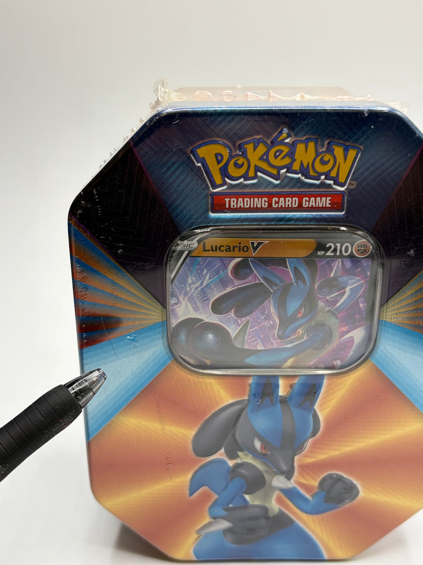 Pokemon TCG:  Lucario V Tin Sealed