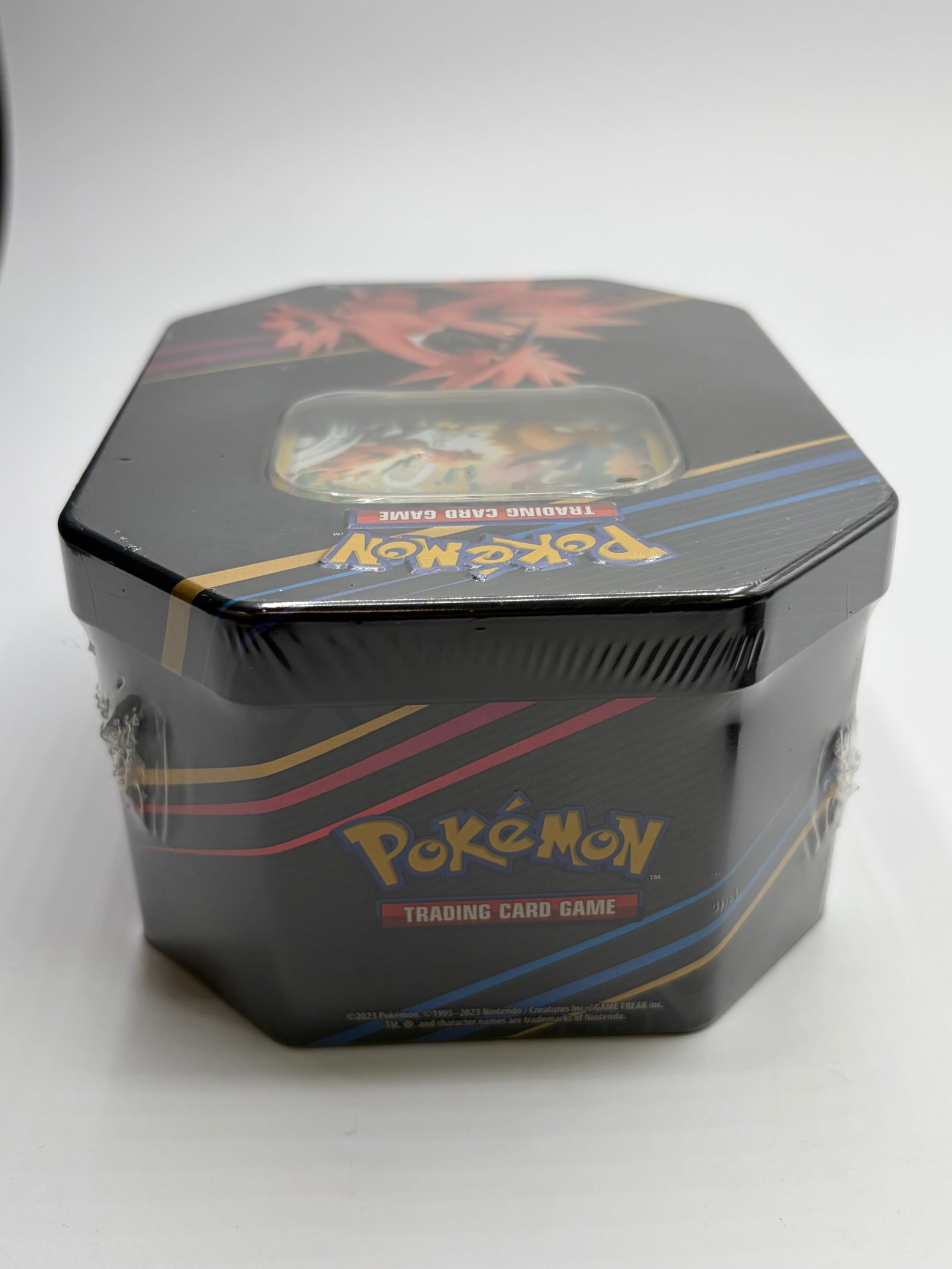 Pokemon TCG 2023 Crown Zenith SWSH Galarian Zapdos Tin SEALED