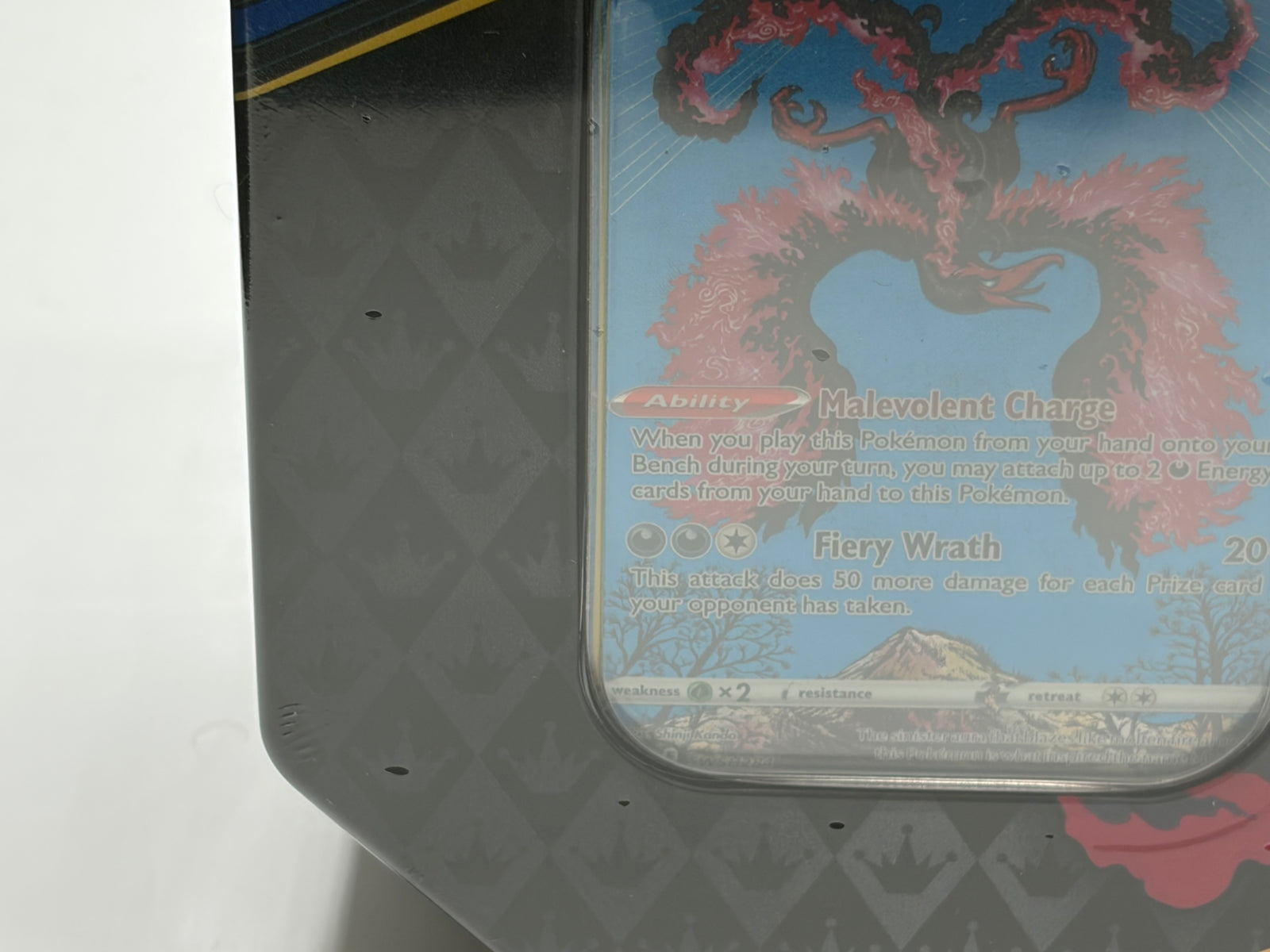 Crown Zenith Sealed Tin Pokemon TCG Galarian Moltres (5 Booster Packs)