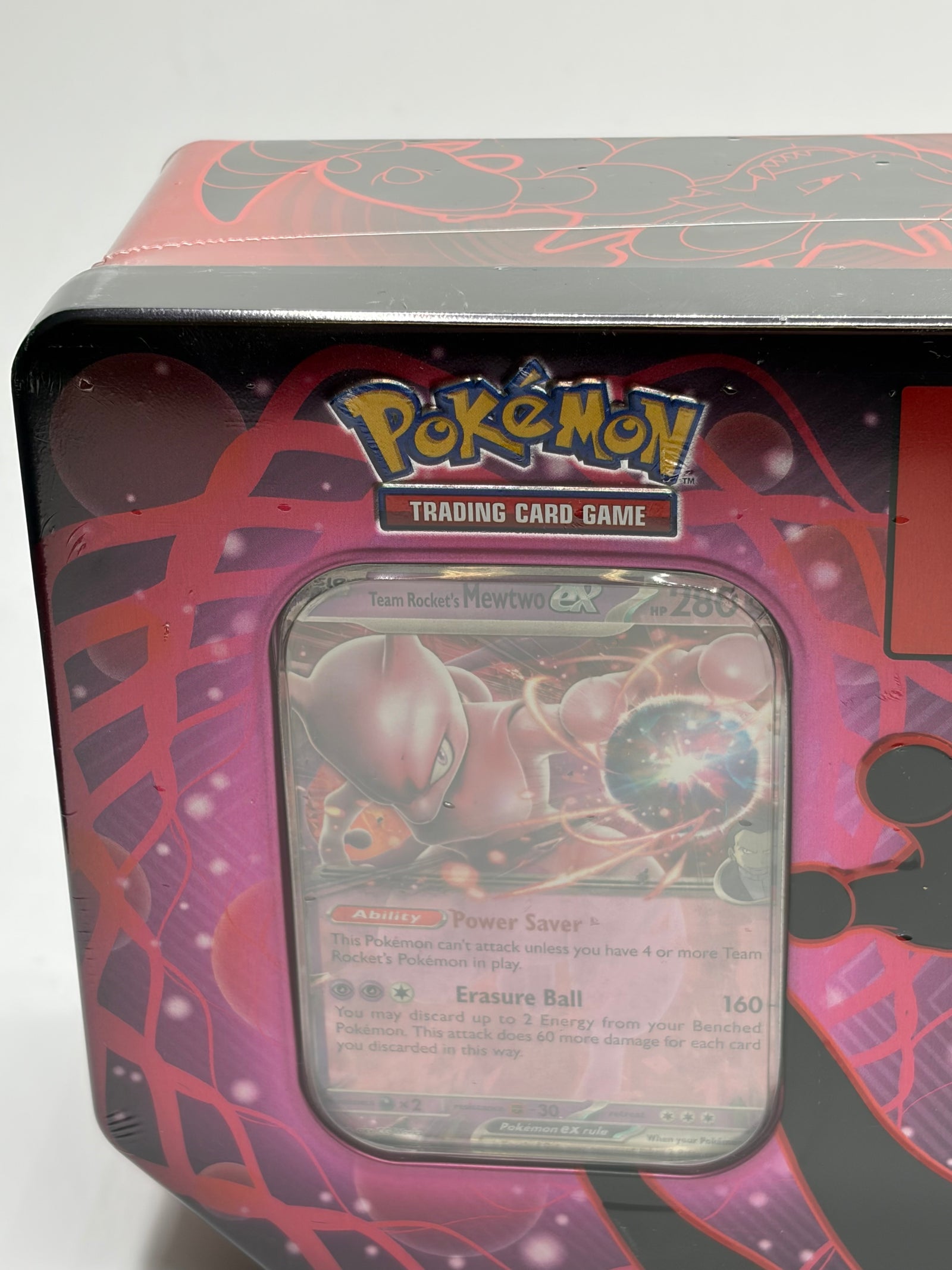 Pokemon TCG Team Rockets Mewtwo EX Tin - Factory Sealed