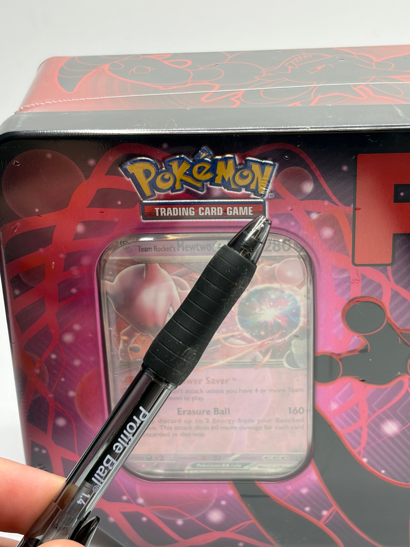 Pokemon TCG Team Rockets Mewtwo EX Tin - Factory Sealed