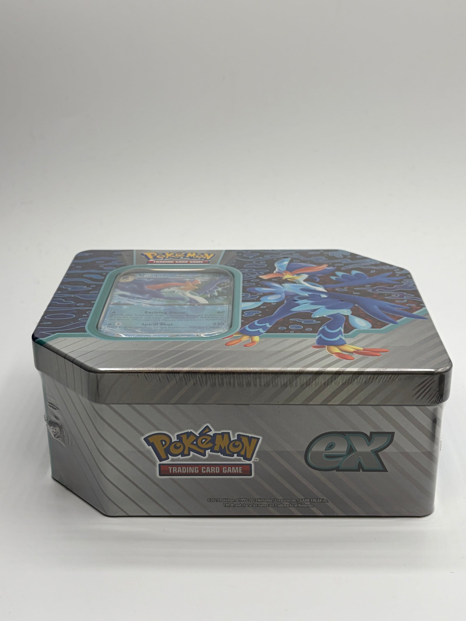 Pokemon TCG Paldea Partners Tin Quaquaval ex 5 Booster Packs Sealed