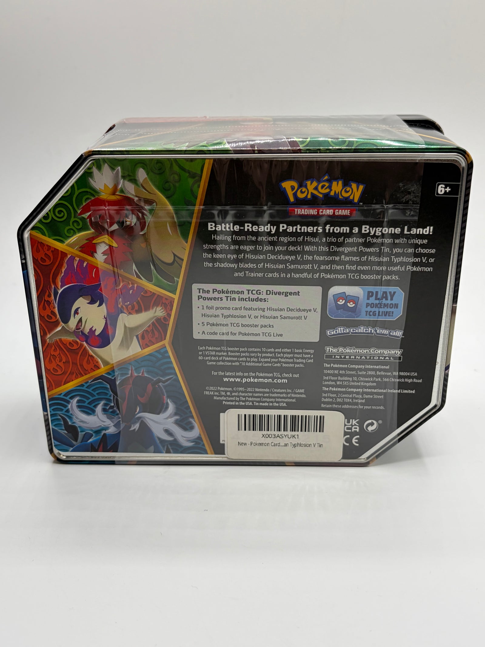 Pokemon Divergent Powers Hisuian Typhlosion V -  Sealed
