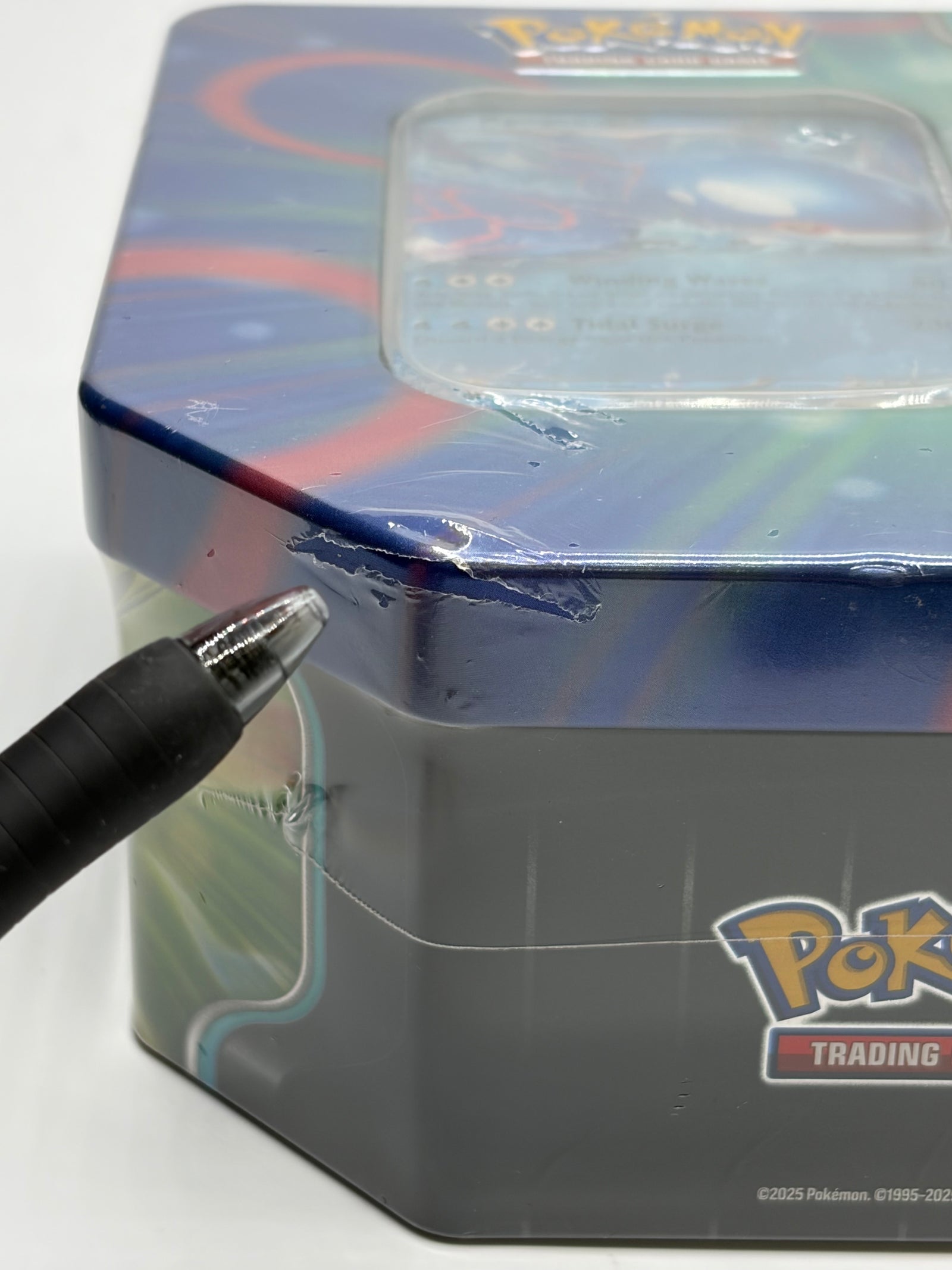 Pokémon TCG Azure Legends Tin Kyogre ex Sealed
