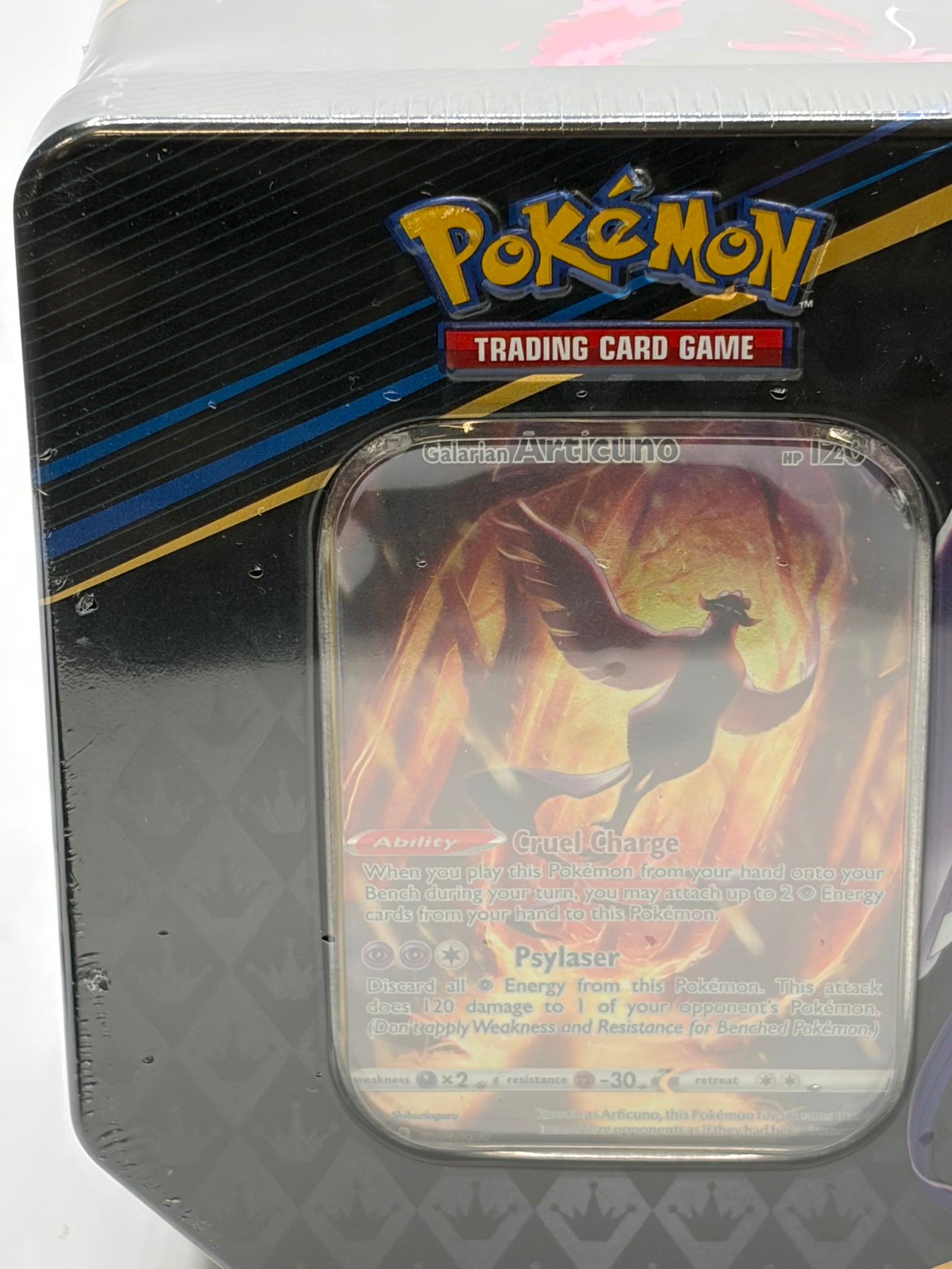 Pokemon TCG: Crown Zenith Galarian Articuno Large 5 Pack Tin - Sealed