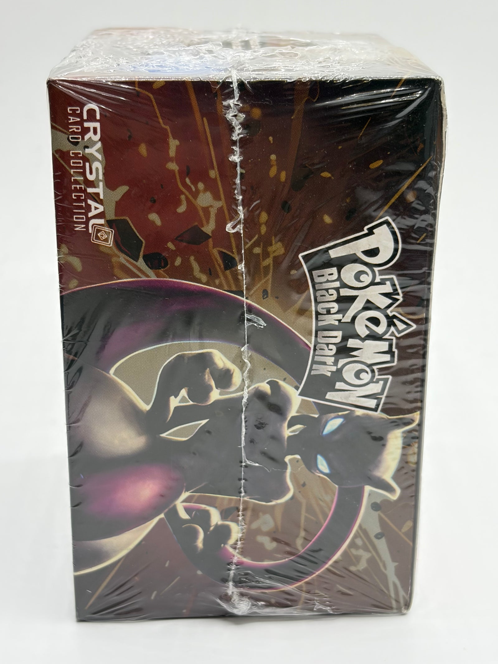 UNLICENSED Crystal Card Collection - Peruvian Pokémon Black Dark Cards - Sealed Mewtwo Box