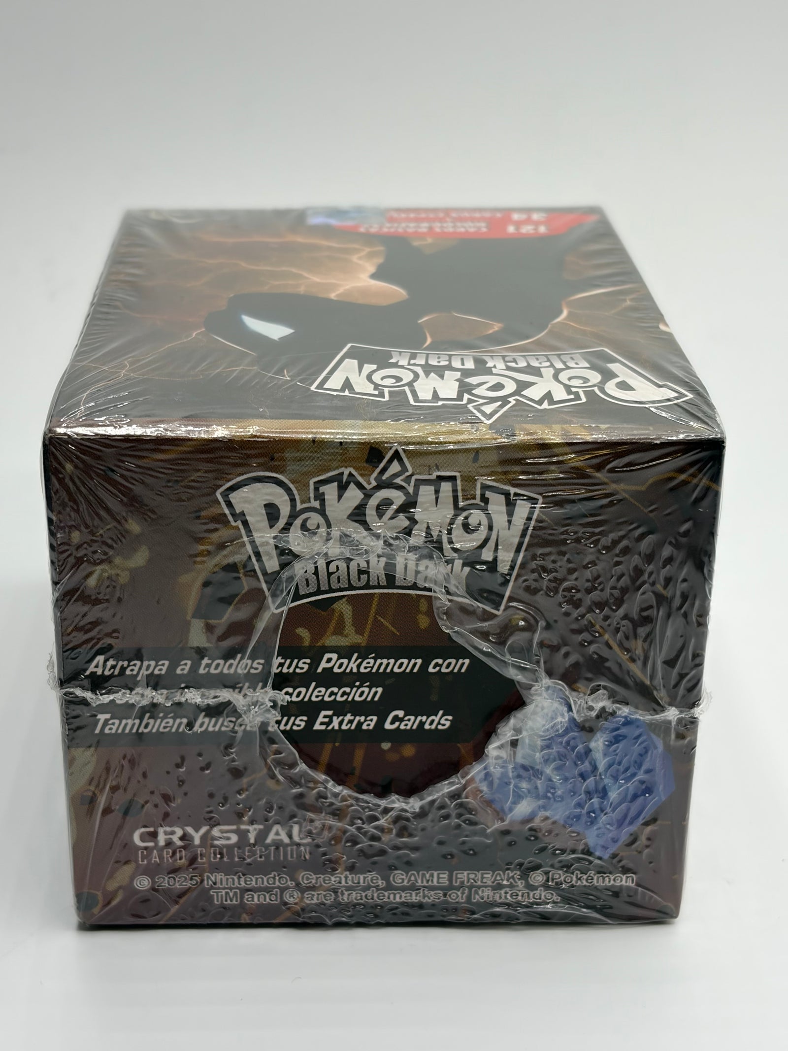 UNLICENSED Crystal Card Collection - Peruvian Pokémon Black Dark Cards - Sealed Mewtwo Box