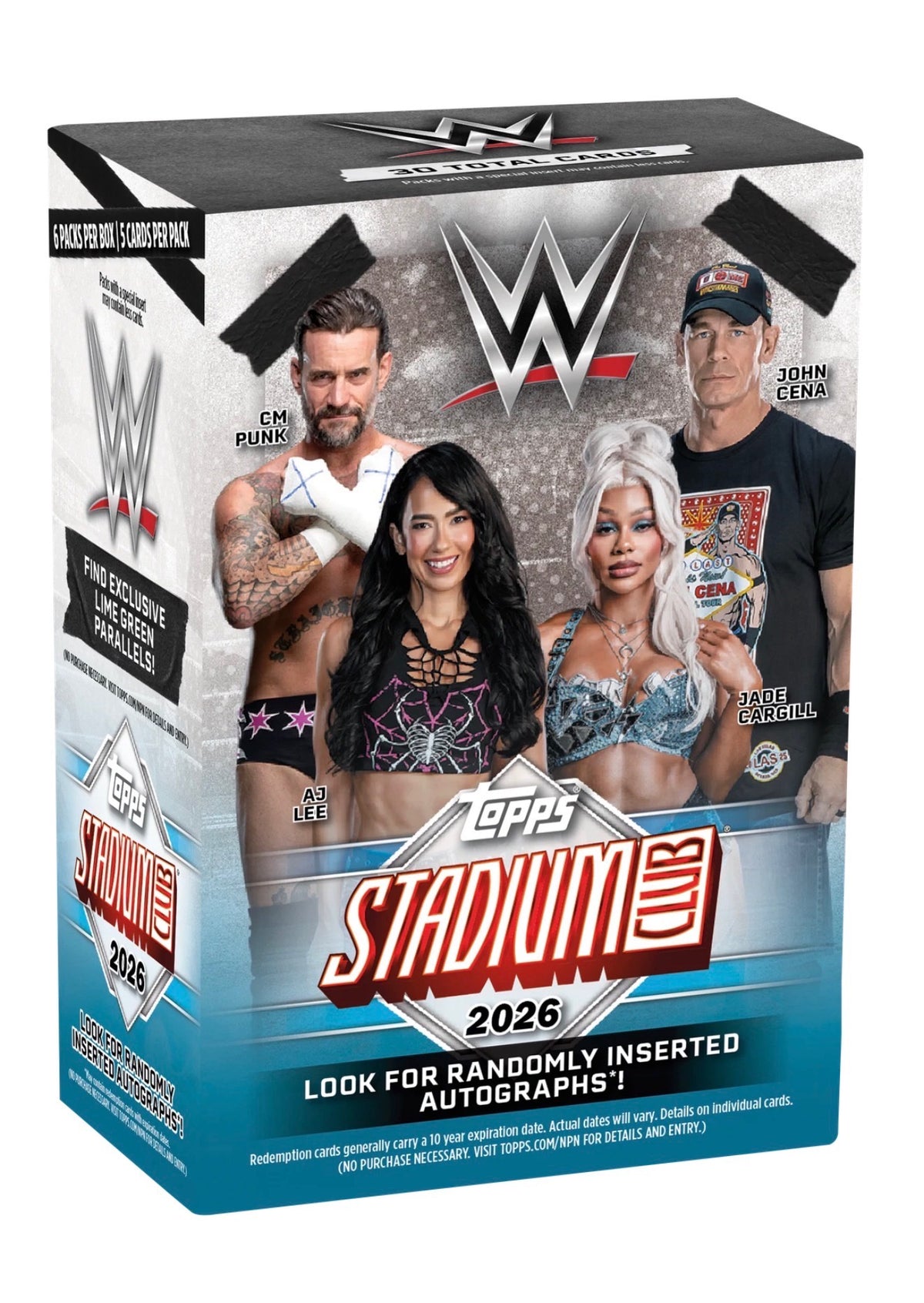 2026 Topps Stadium Club WWE Wrestling Blaster Box