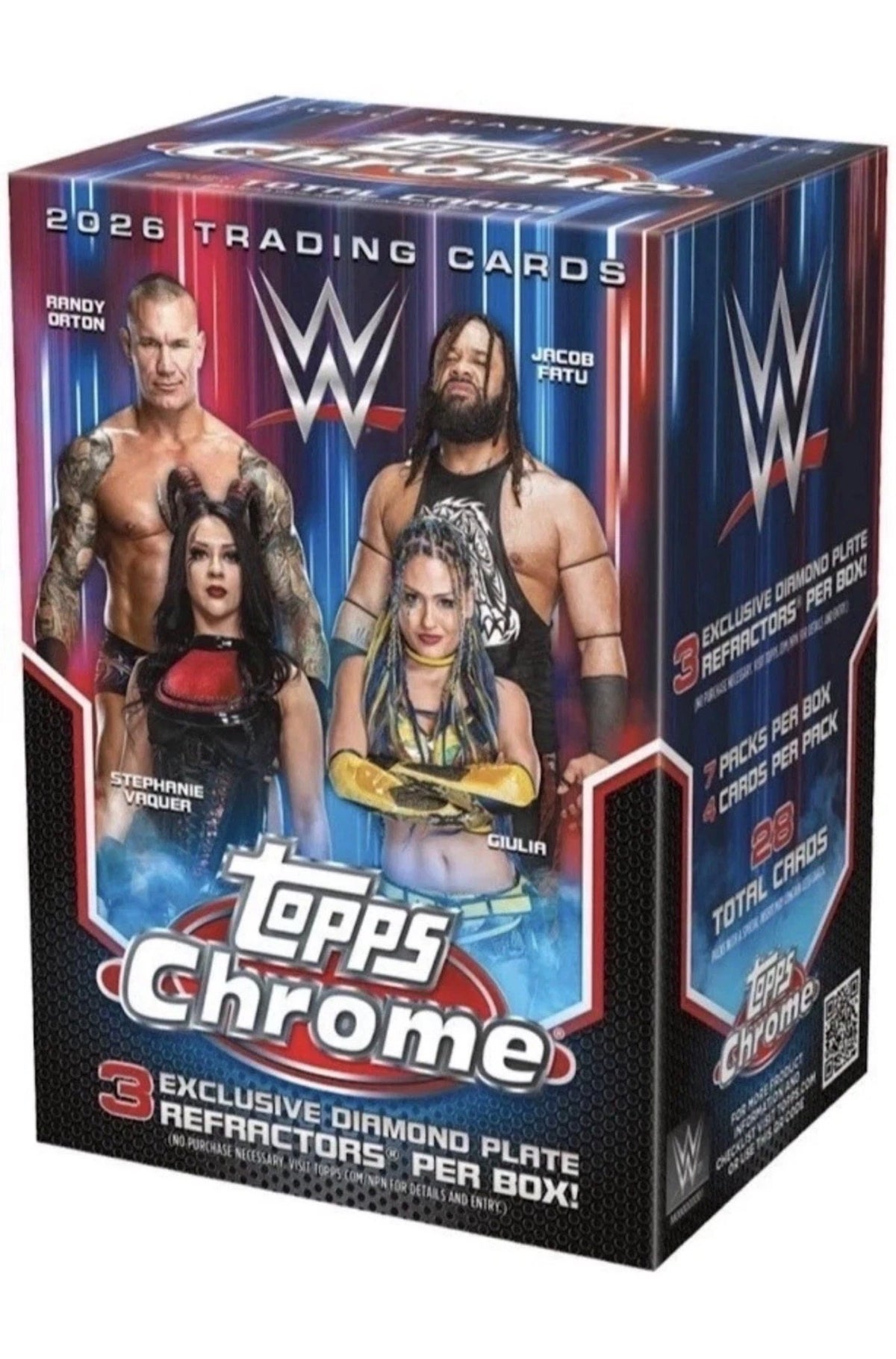 2026 Topps Chrome WWE Wrestling Blaster Box