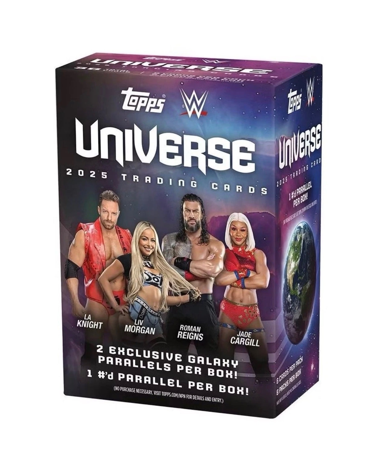 2025 Topps WWE Universe 6-Pack Blaster Box