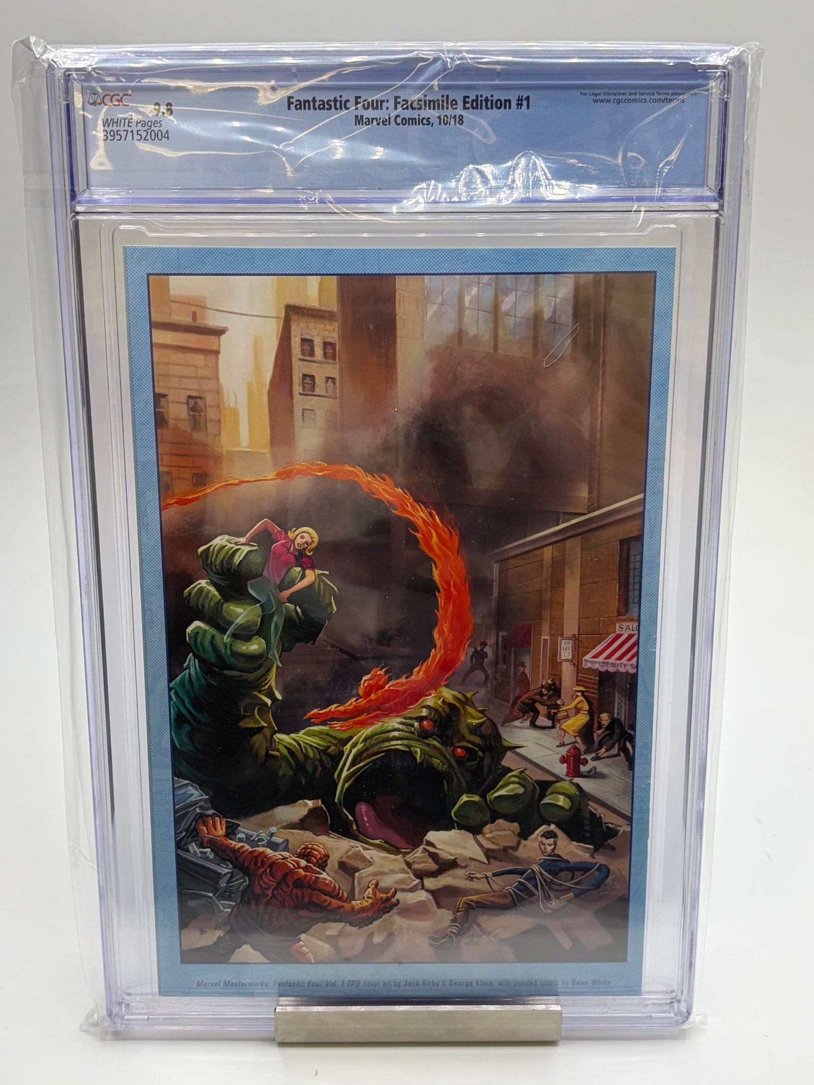 Marvel Fantastic Four Facsimile #1 CGC 9.8 2018 Reprints FF#1 Kirby