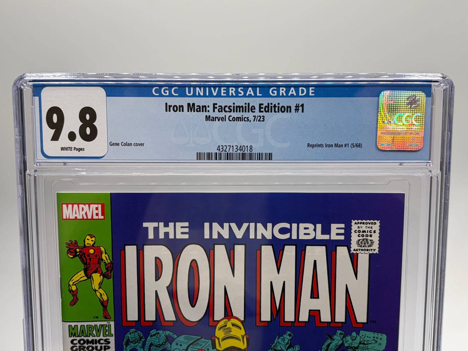 Iron Man #1 Facsimile Reprint CGC 9.8 NM/M 2023