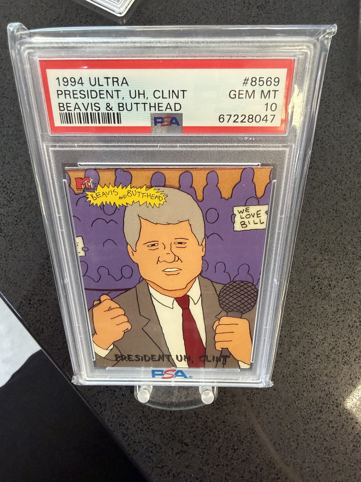 President Uh Clint 1994 Beavis & Butthead PSA 10