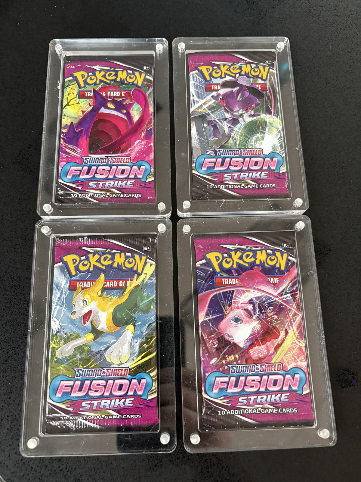 4 Pack Lot - Fusion Strike Booster Packs
