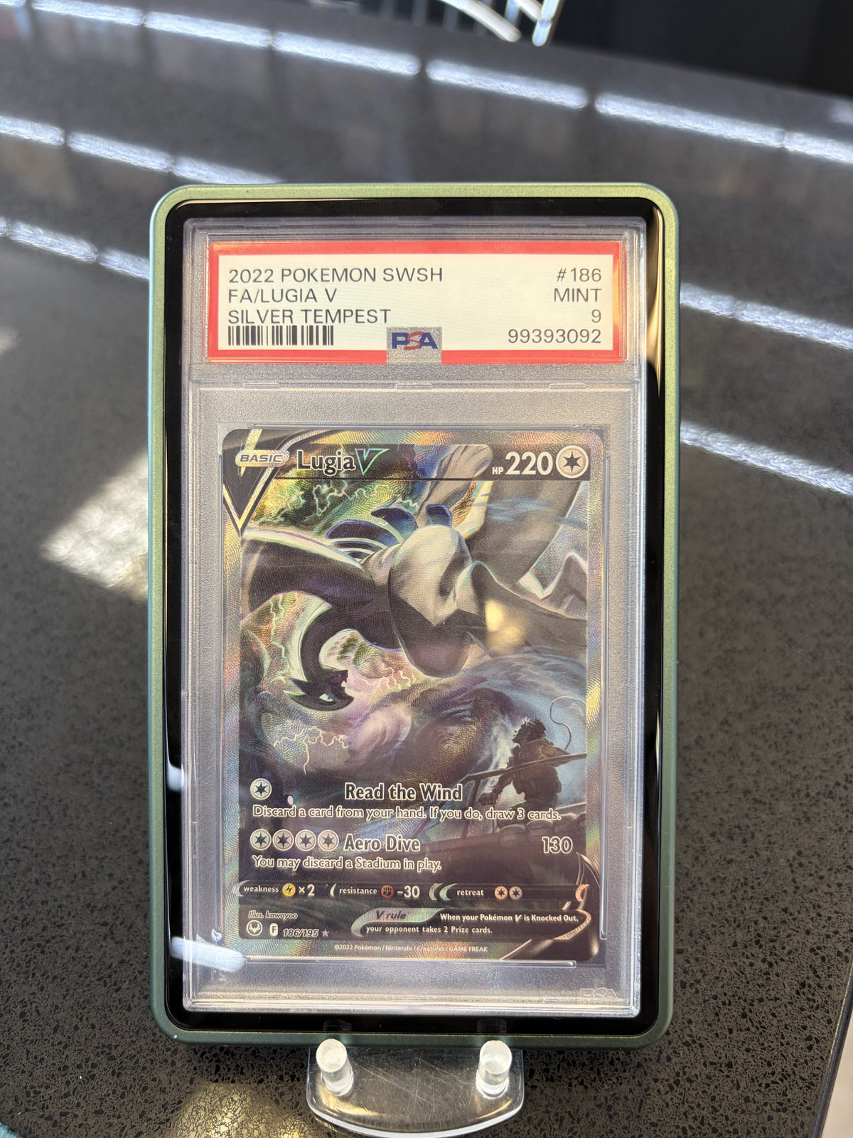 2022 Pokemon SWSH #186 FA/Lugia V PSA 9