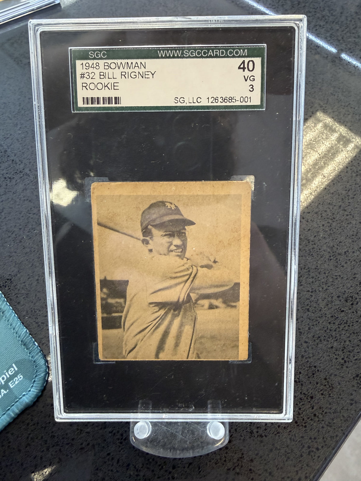 SGC 1948 Bowman #32 Bill Rigney Rookie VG 3