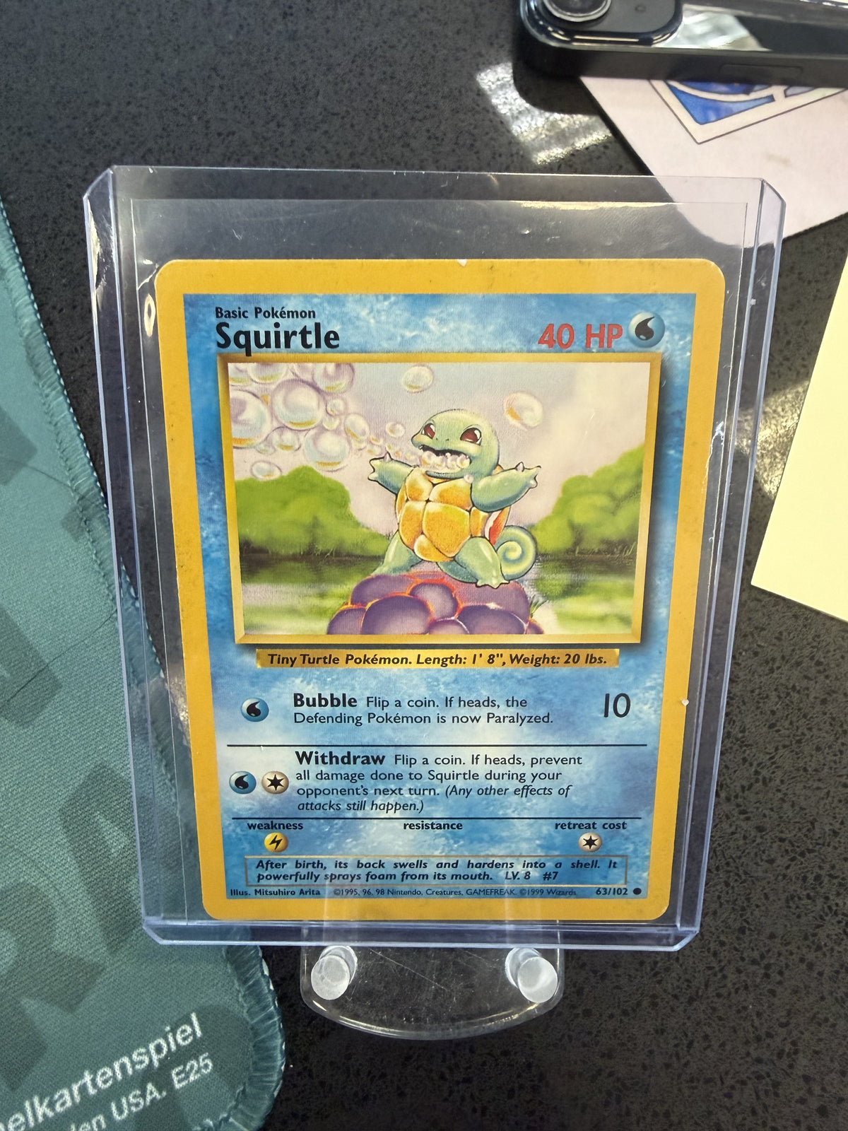 1999 Base Set Squirtle 63/102