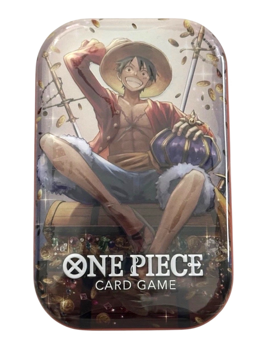One piece, TCG 10 pack volume two monkey D Luffy, tin OP 13