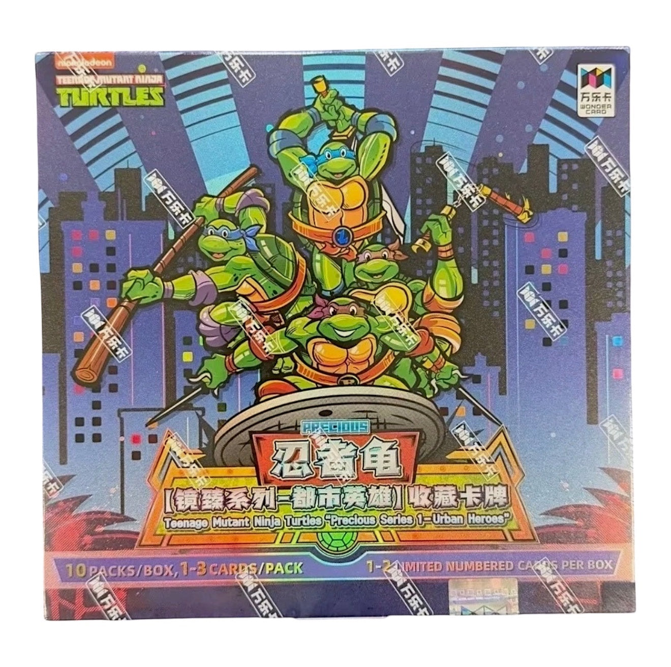 Wondercard Teenage Mutant Ninja Turtles collection trading card booster box