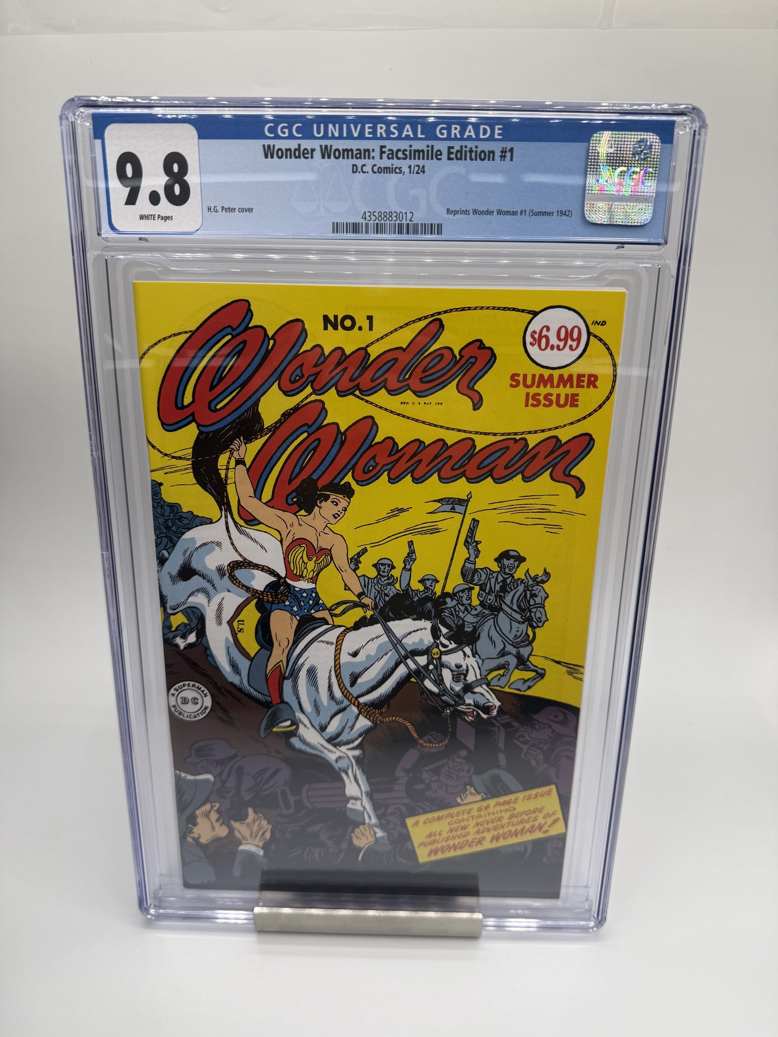 Wonder Woman: Facsimile Edition 1 CGC 9.8  Reprints Wonder Woman 1