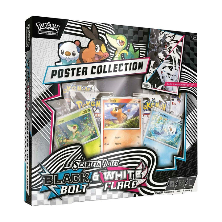 Pokémon TCG: Scarlet & Violet – Black Bolt / White Flare Poster Collection
