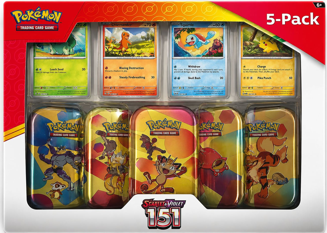 Pokémon TCG: Scarlet & Violet – 151 Mini Tin 5-Pack (Costco)