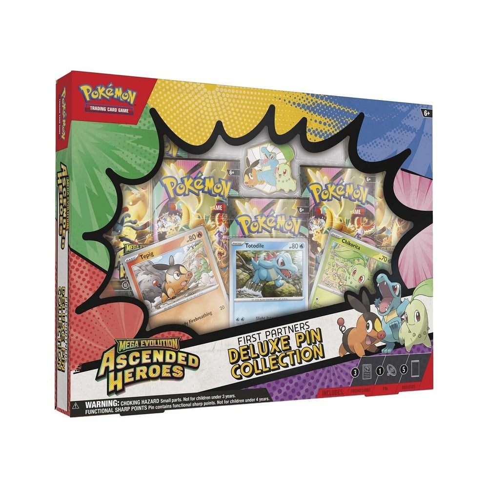 Pokémon TCG: Mega Evolution - Ascended Heroes First Partners Deluxe Pin Collection