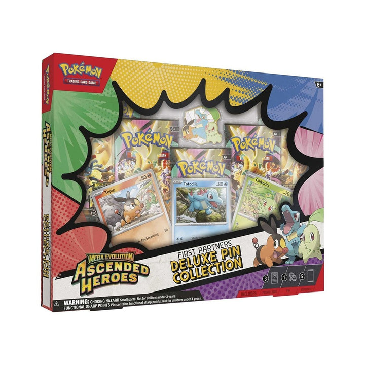 Pokémon TCG: Mega Evolution - Ascended Heroes First Partners Deluxe Pin Collection