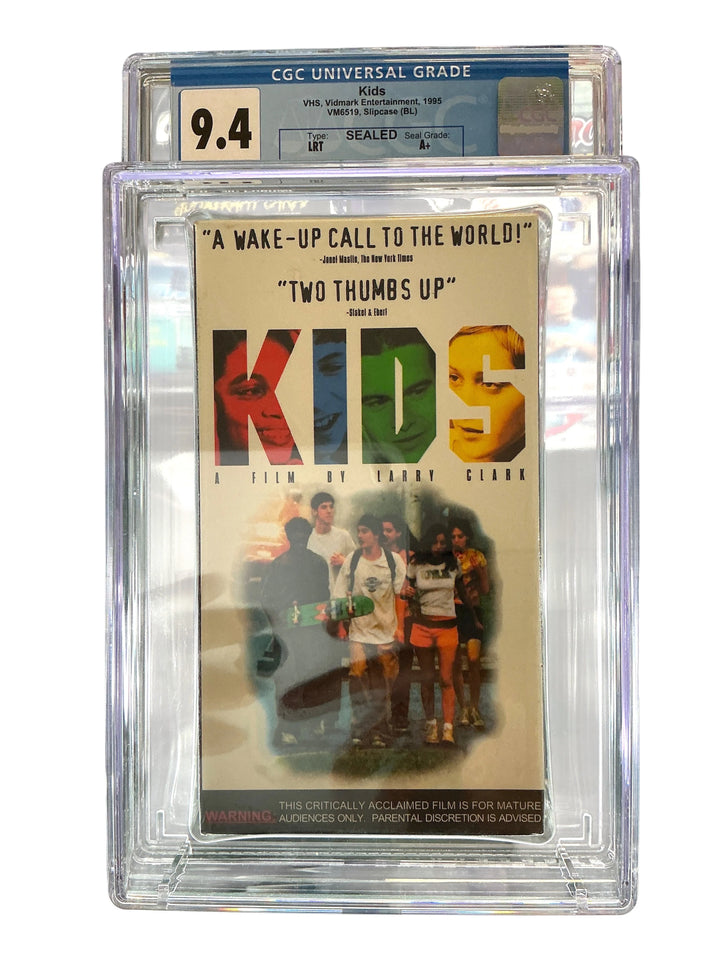 Kids VHS 1995 CGC graded 9.4 A+ RARE